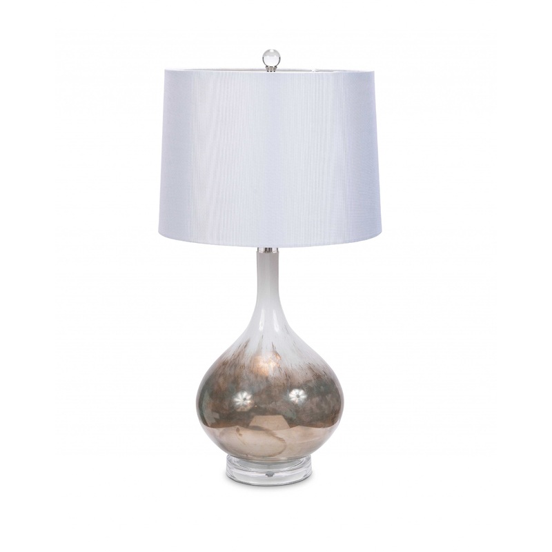 Set of 2 Art Glass Table Lamps By Homeroots