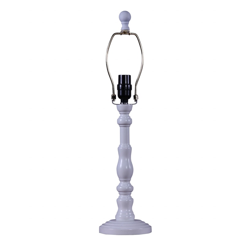 White Classic Urn Shape Table Lamp Base By Homeroots