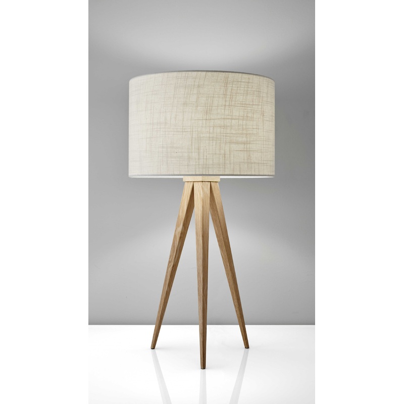 Treble Natural Wood Table Lamp By Homeroots