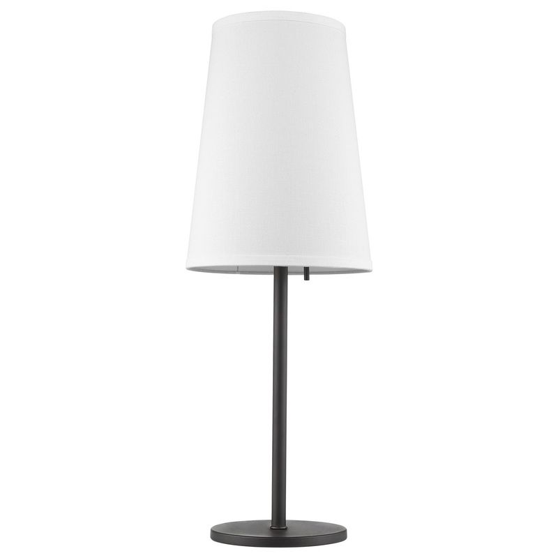 Antique Bronze and White Table Lamp By Homeroots