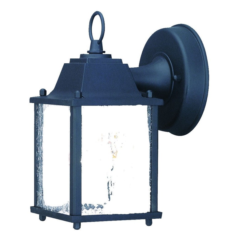 Matte Black Hanging Waterfall Glass Lantern Wall Light By Homeroots