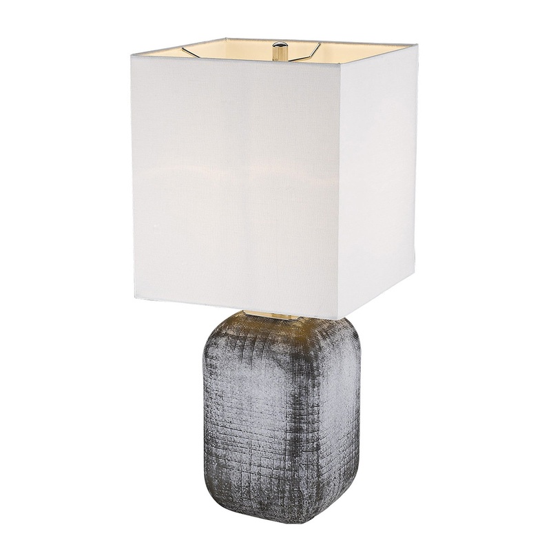 Trend Home 1-Light Polished Nickel Table Lamp By Homeroots - 399162