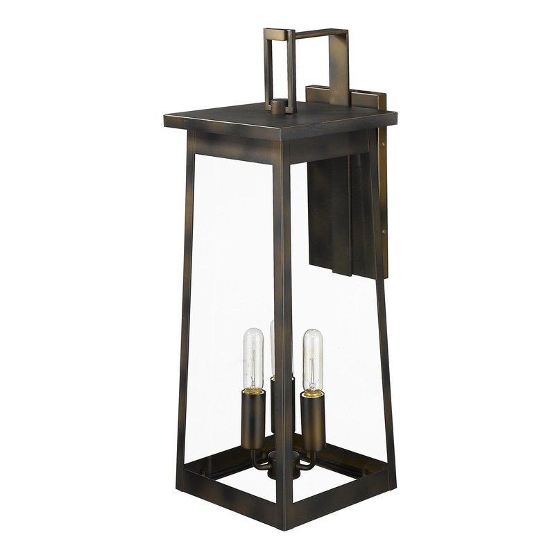 Alden 3-Light Oil-Rubbed Bronze Wall Light By Homeroots
