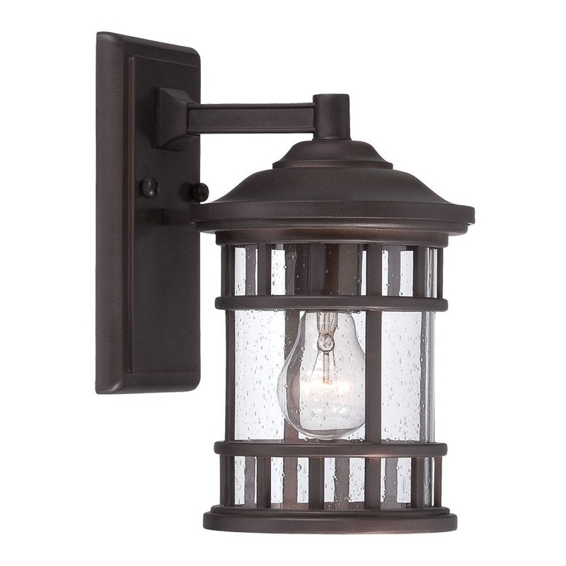 Antique Bronze Canister Wall Light By Homeroots