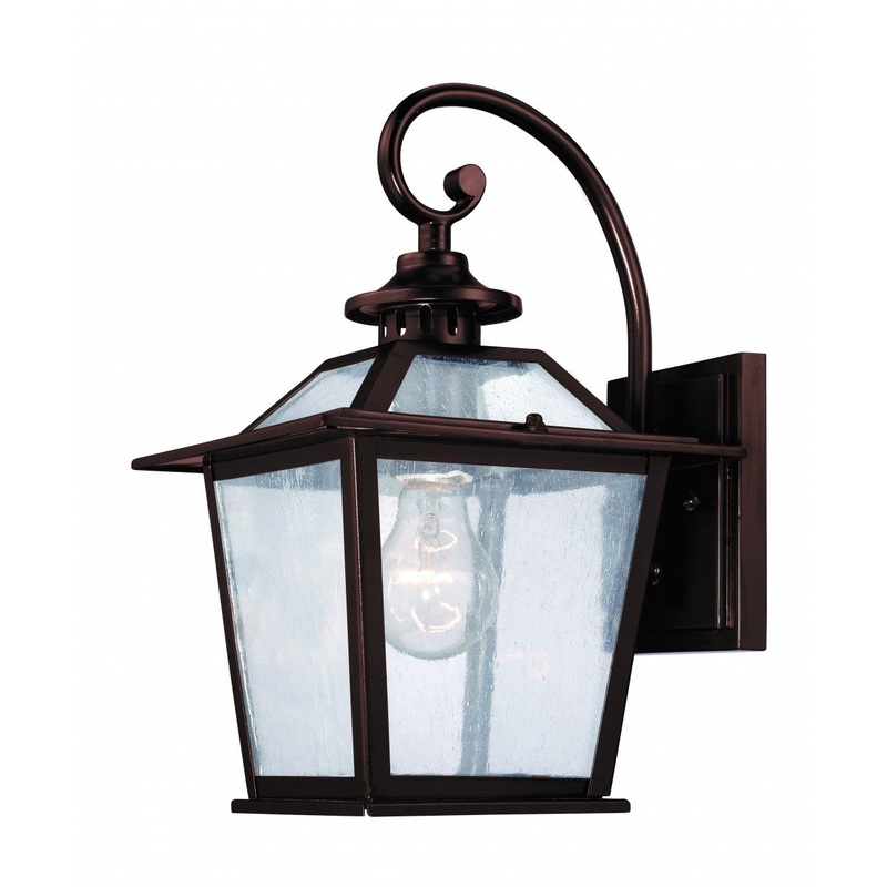 Antique Bronze Terrarium Shape Wall Light By Homeroots