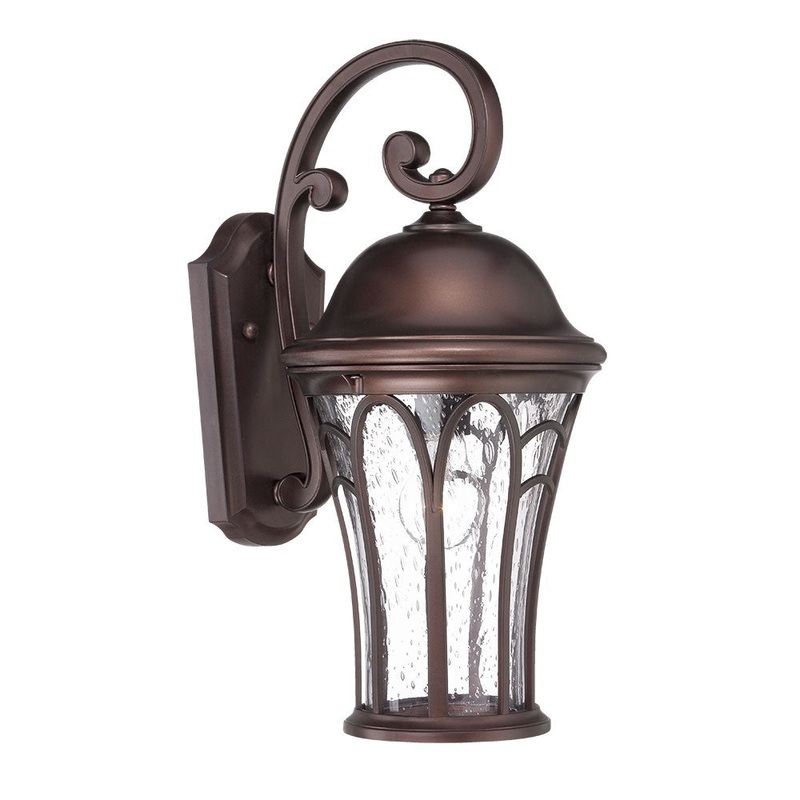 Bronze Tapered Goblet Wall Light By Homeroots