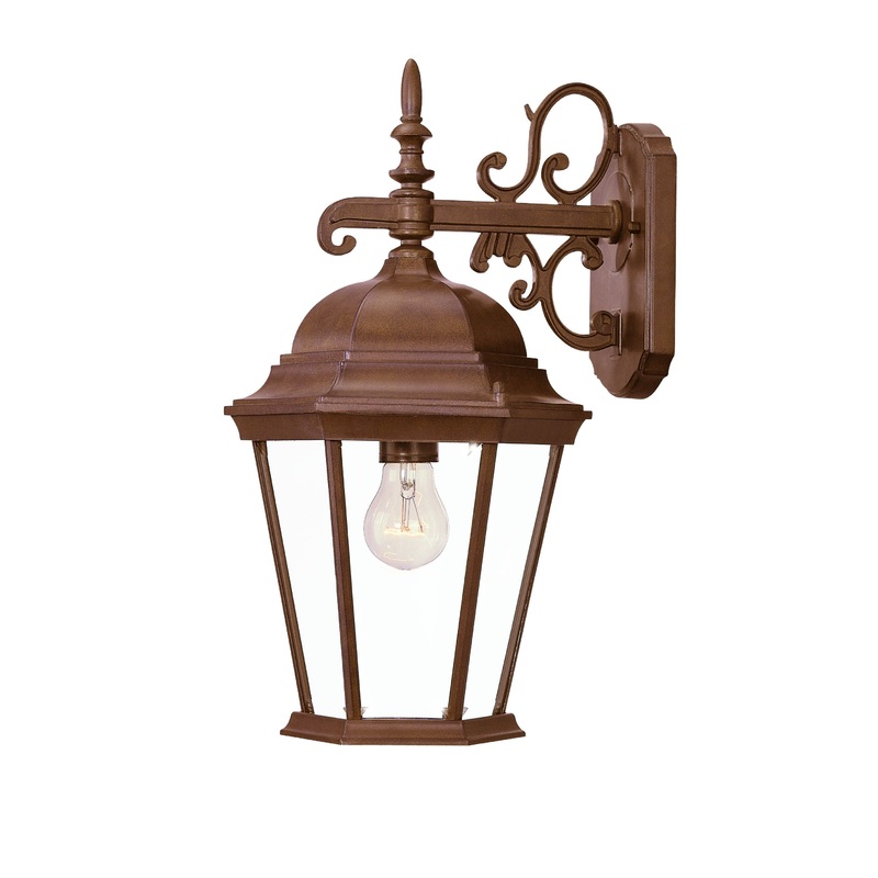 Brown Domed Hanging Lantern Wall Light By Homeroots