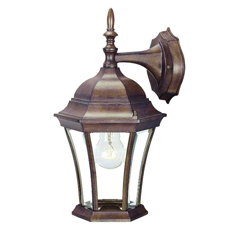 Dark Brown Hanging Carousel Lantern Wall Light By Homeroots