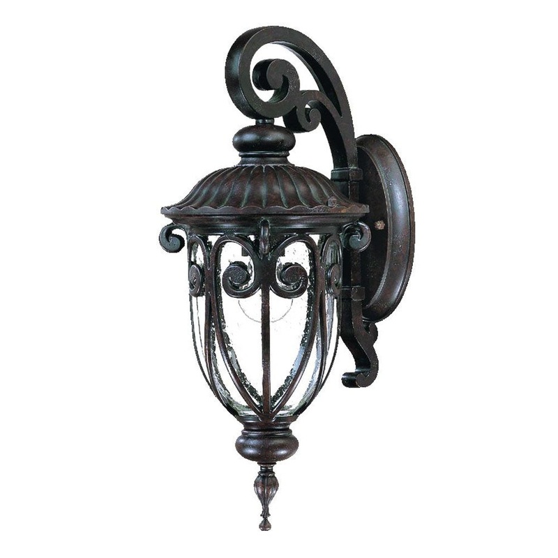 Dark Brown Hanging Goblet Wall Light By Homeroots