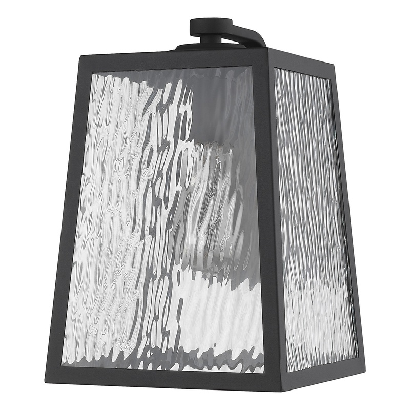 Hirche 1-Light Matte Black Wall Light By Homeroots