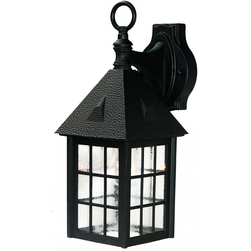Matte Black House Shaped Wall Light By Homeroots