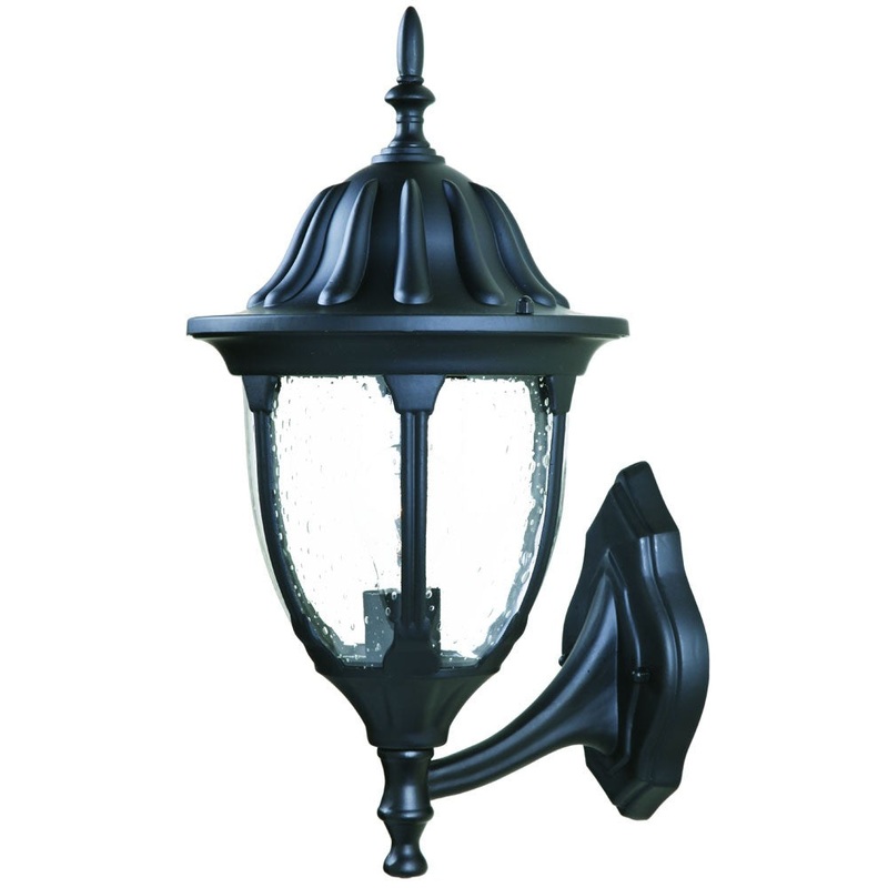 Matte Black Lamp Shape Wall Light By Homeroots