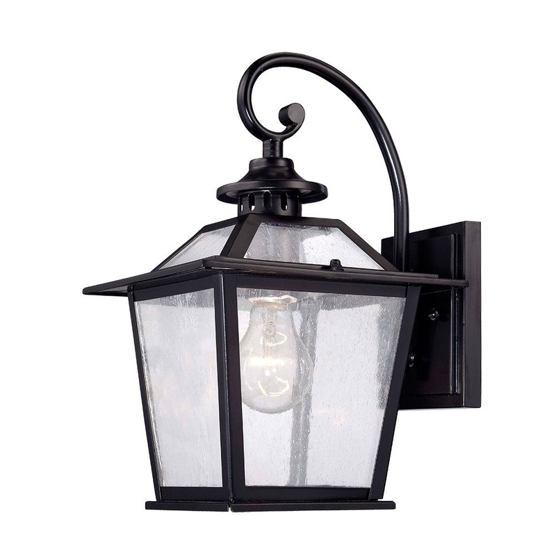 Matte Black Terrarium Shape Wall Light By Homeroots