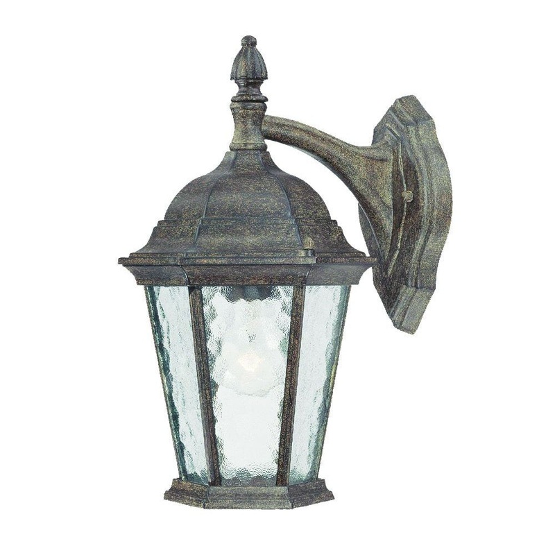 Two Light Brown Hanging Carousel Lantern Wall Light By Homeroots