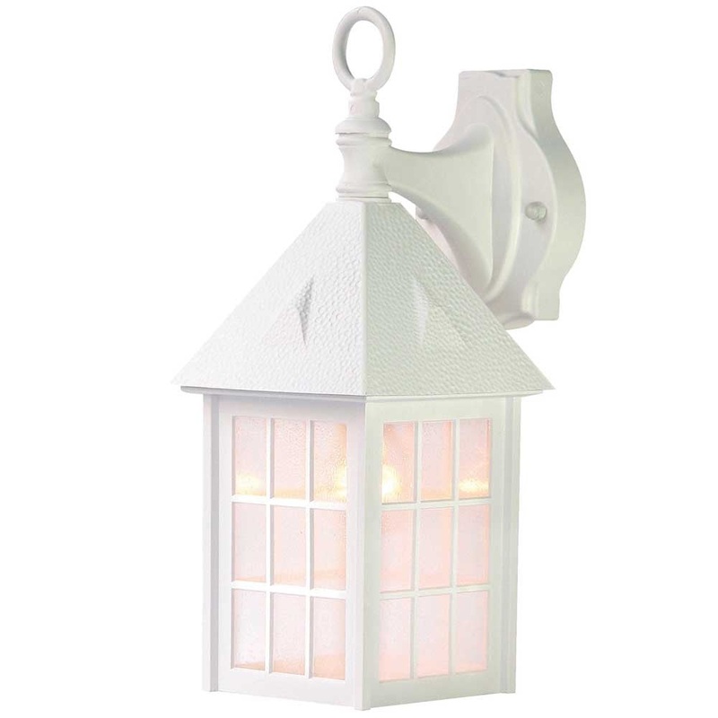 White House Shaped Wall Light By Homeroots