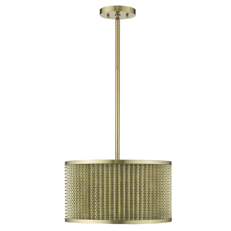 Basetti 4-Light Gold Convertible Pendant By Homeroots