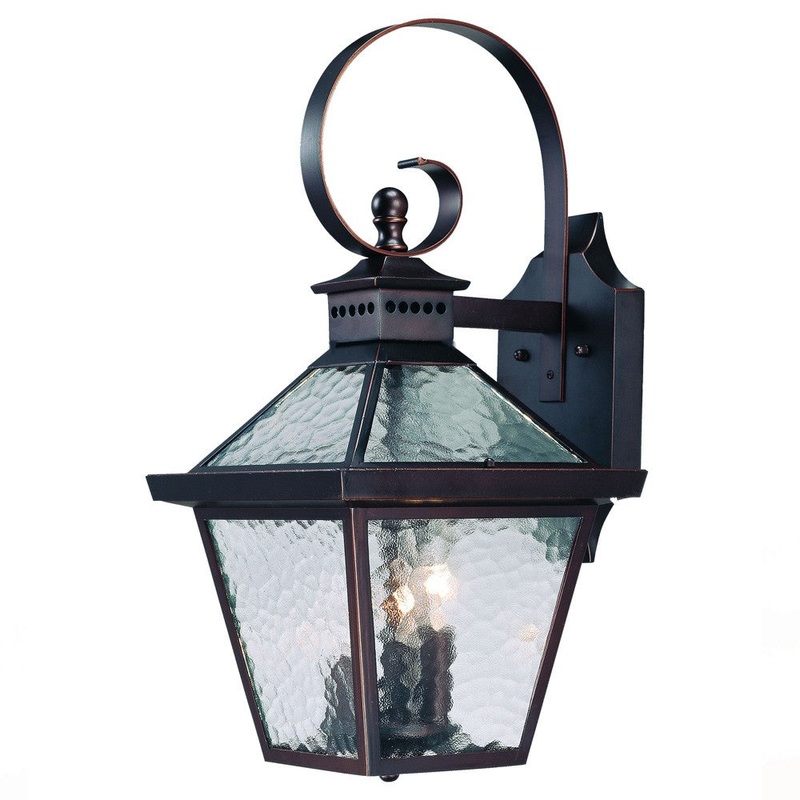 Bay Street 3-Light Architectural Bronze Wall Light By Homeroots