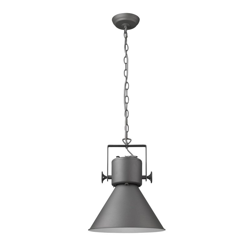 Crew 1-Light Gray Pendant By Homeroots