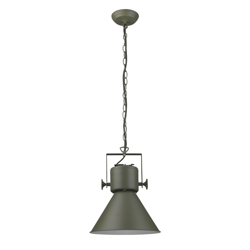 Crew 1-Light Green Pendant By Homeroots