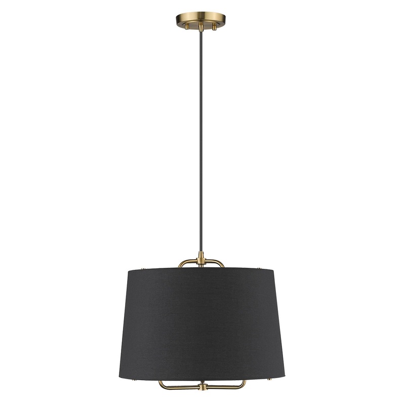 Lamia 1-Light Gold Mini Pendant By Homeroots