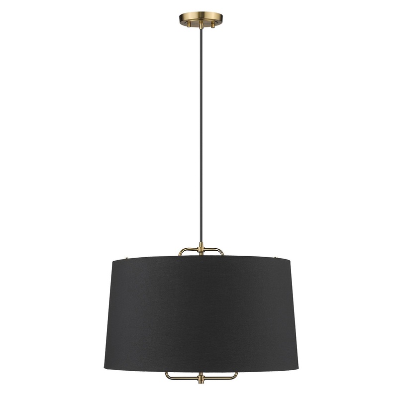 Lamia 3-Light Gold Mini Pendant By Homeroots