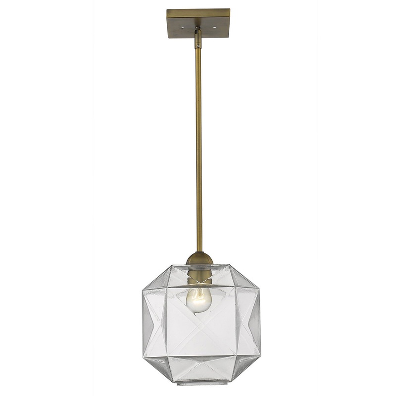 Loft 1-Light Brass Pendant By Homeroots