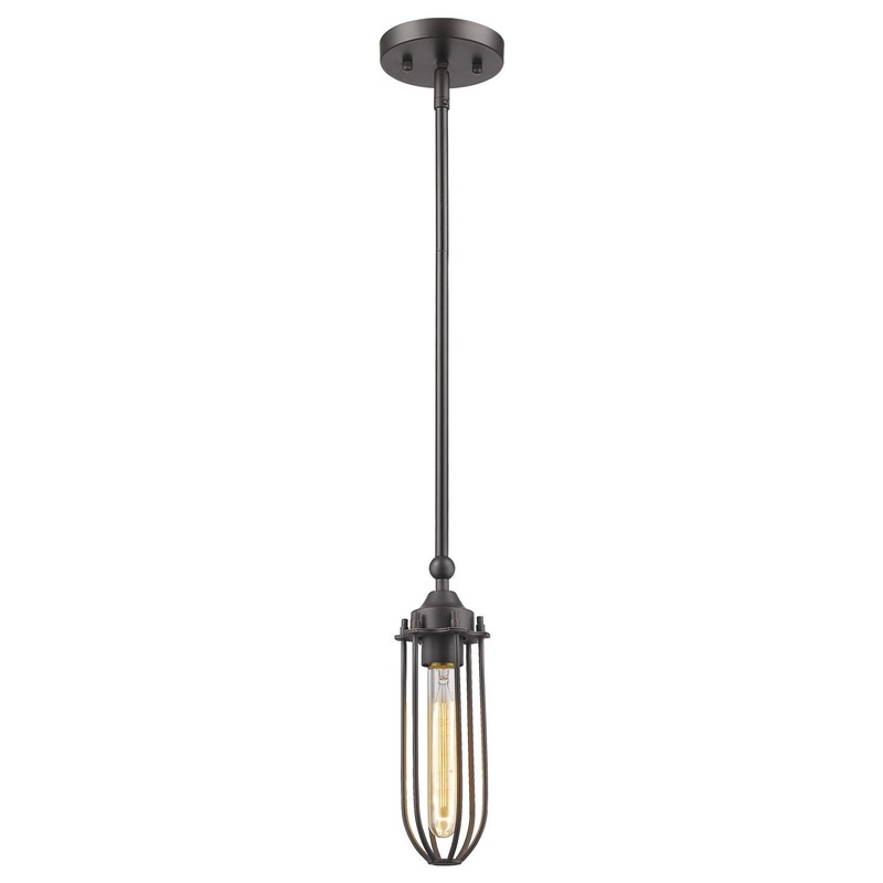 Modern Bronze Mini Pendant Hanging Light By Homeroots