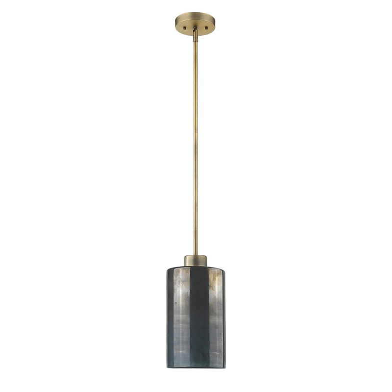 Monet 1-Light Brass Pendant By Homeroots