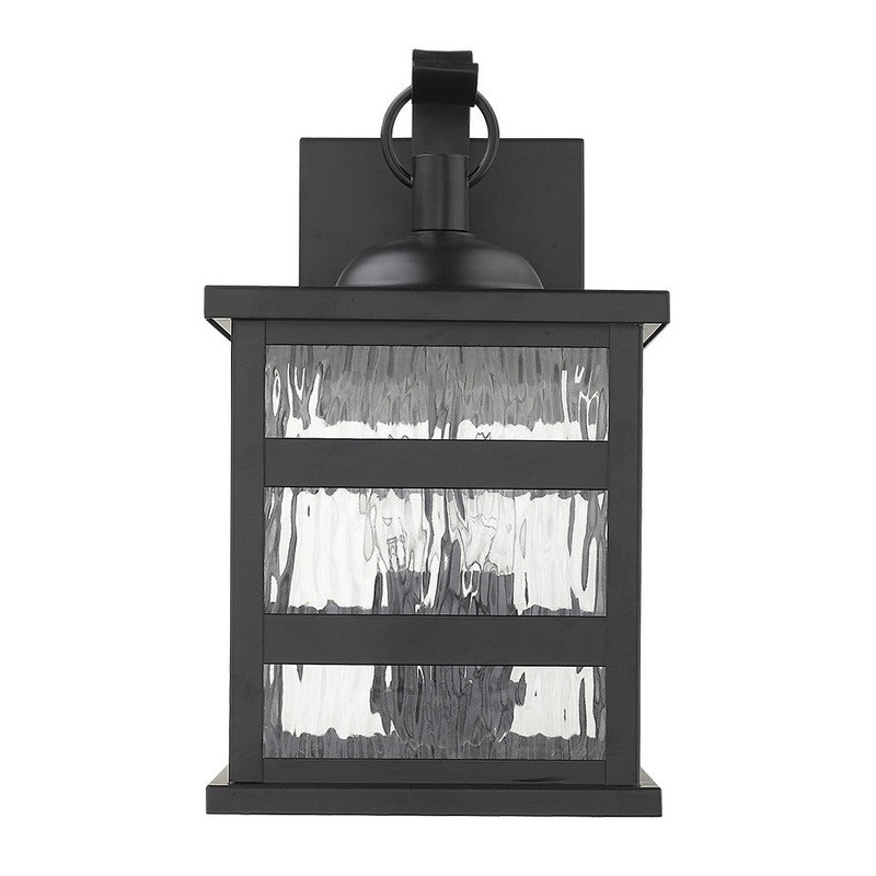 Morris 3-Light Matte Black Wall Light By Homeroots