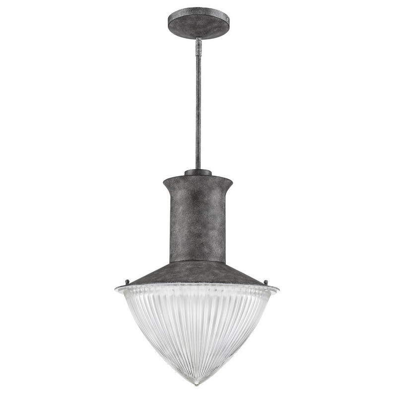 Skylar 1-Light Ash Pendant With Halophane Glass Shade By Homeroots