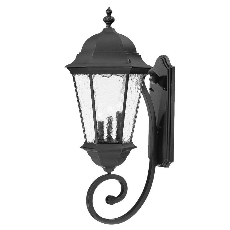 Telfair 3-Light Matte Black Wall Light By Homeroots