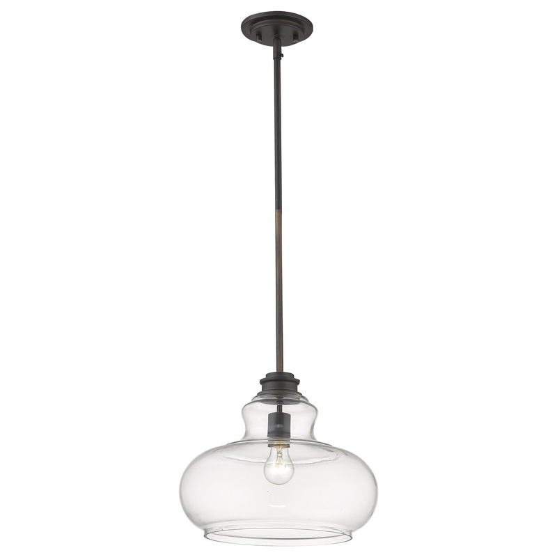 Torrel 1-Light Oil-Rubbed Bronze Pendant By Homeroots