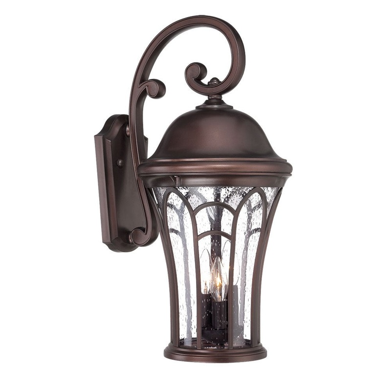 XL Bronze Tapered Goblet Wall Light By Homeroots