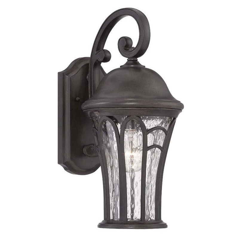 XL Matte Black Tapered Goblet Wall Light By Homeroots