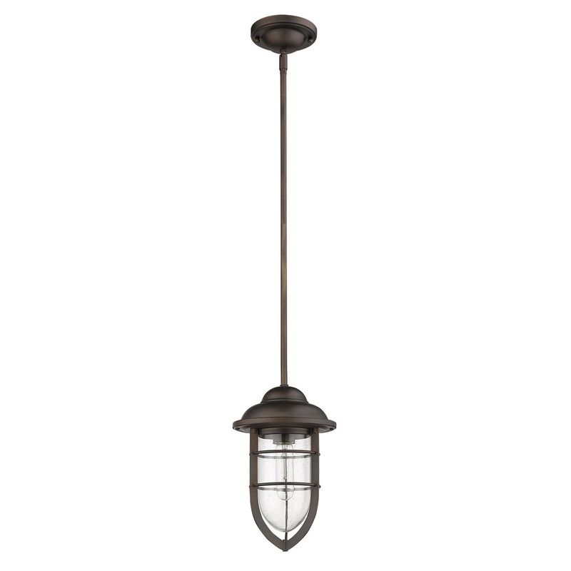 Antique Bronze Teardrop Shape Pendant Light By Homeroots