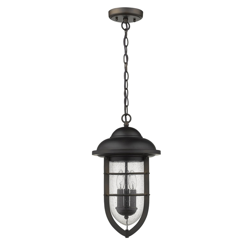 Dylan 3-Light Oil-Rubbed Bronze Hanging Lantern By Homeroots