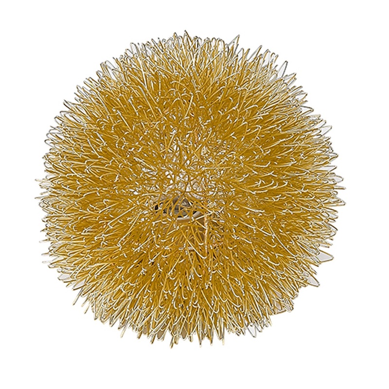 Gold Metal Sunburst Accent Wall Lamp By Homeroots