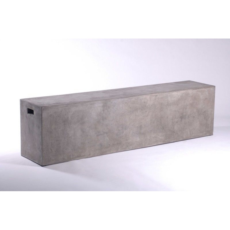 19' Concrete Bench By Homeroots