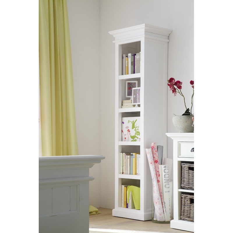 Classic White Bookshelf By Homeroots