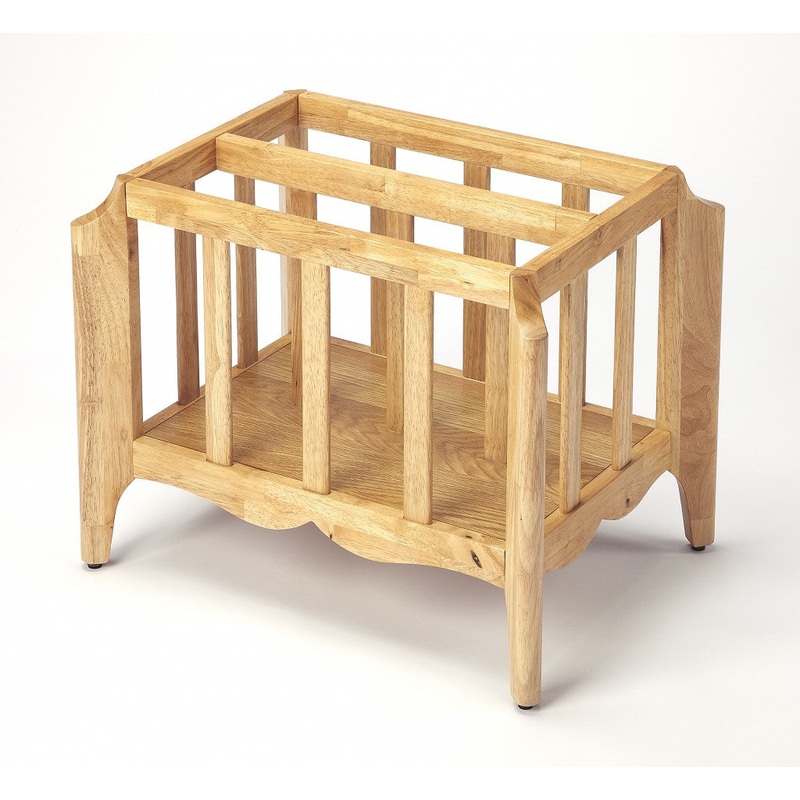 Natural Mango Magazine Basket By Homeroots