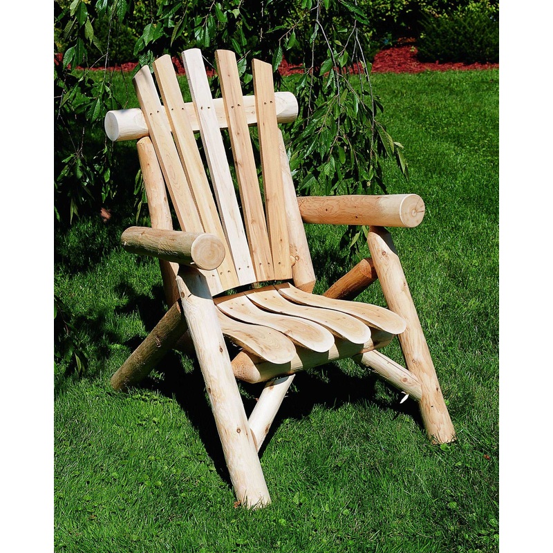 Natural Wood Lounge Chair By Homeroots