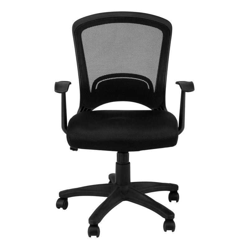 35.5" Foam MDF Polypropylene and Metal Multi Position Office Chair By Homeroots