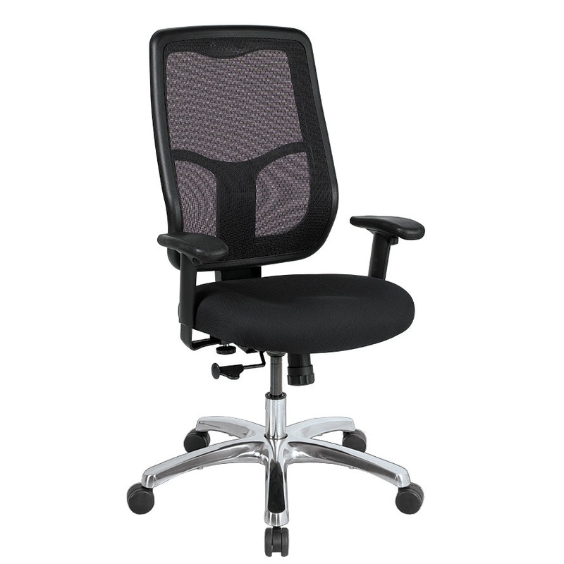 Black Mesh Chair By Homeroots - 372425