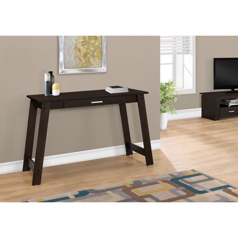 Cappuccino Particle Board Storage Drawer Computer Desk By Homeroots