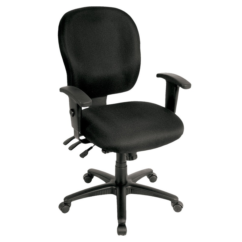 Charcoal Fabric Chair By Homeroots
