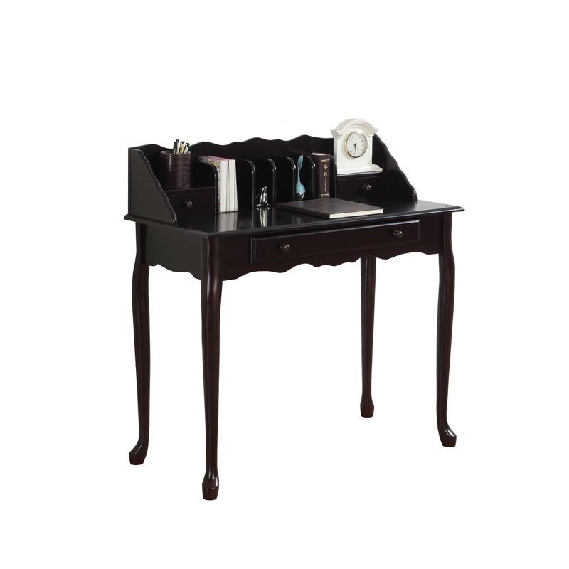 Dark Cherry Desk By Homeroots