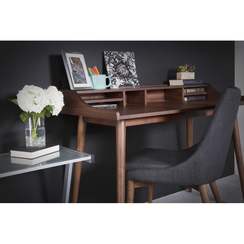 Desk in American Walnut By Homeroots
