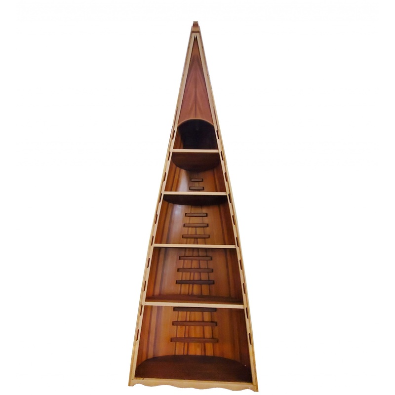Red Cedar Canoe Book Shelf By Homeroots