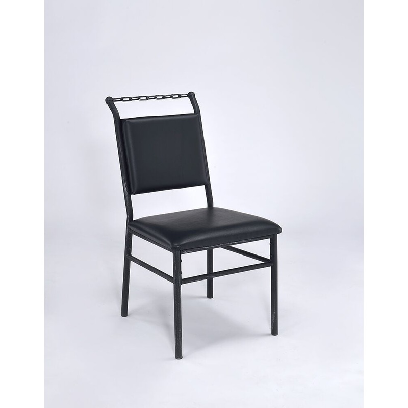 Industrial Chain Upholstered Chair By Homeroots