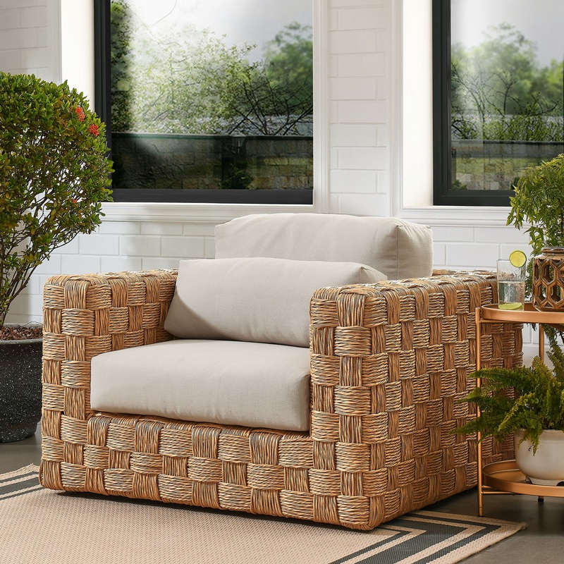 Thames Outdoor Patio Wicker Outdoor Patio Rattan Armchair by Modway